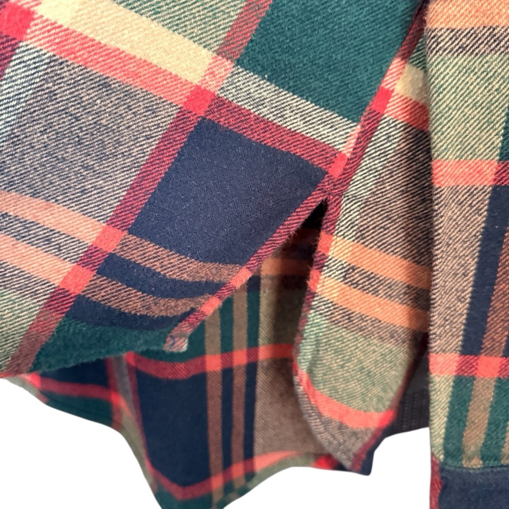 BKE| Buckle | Hooded Flannel Shirt with Gray Hood - Picture 8 of 11